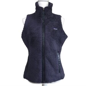 Patagonia Los Lobos Reversible Fleece Vest in Purple